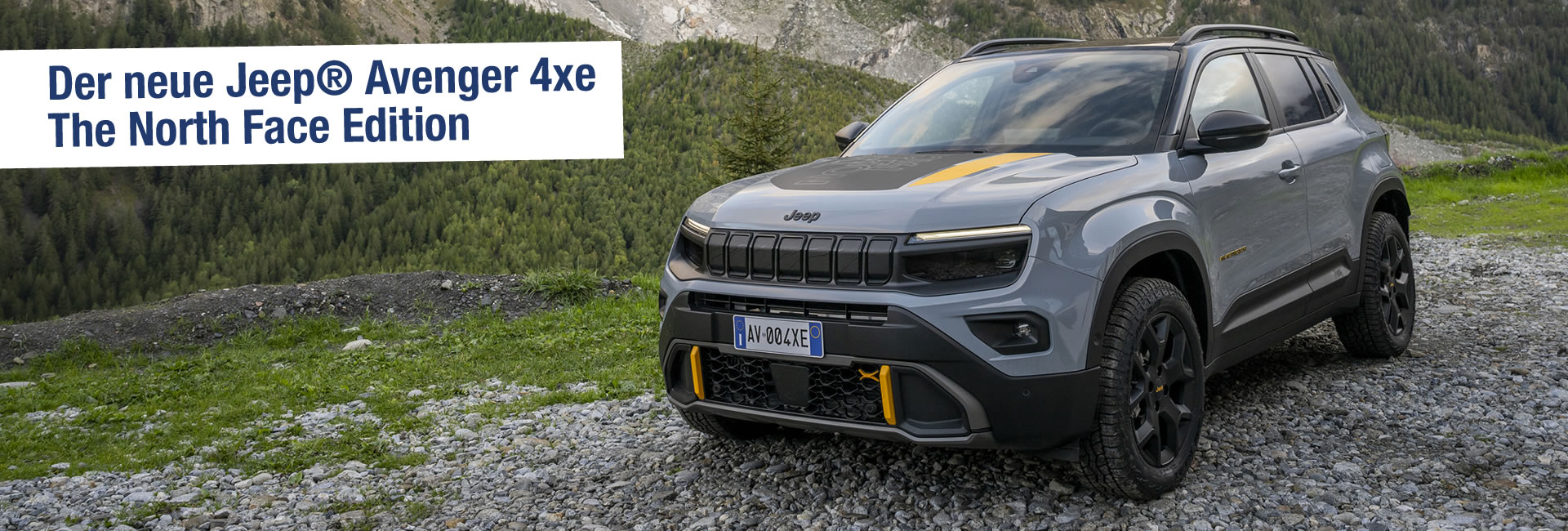 Jeep® Avenger 4xe The North Face Edition im Autohaus Mayrhoermann GmbH